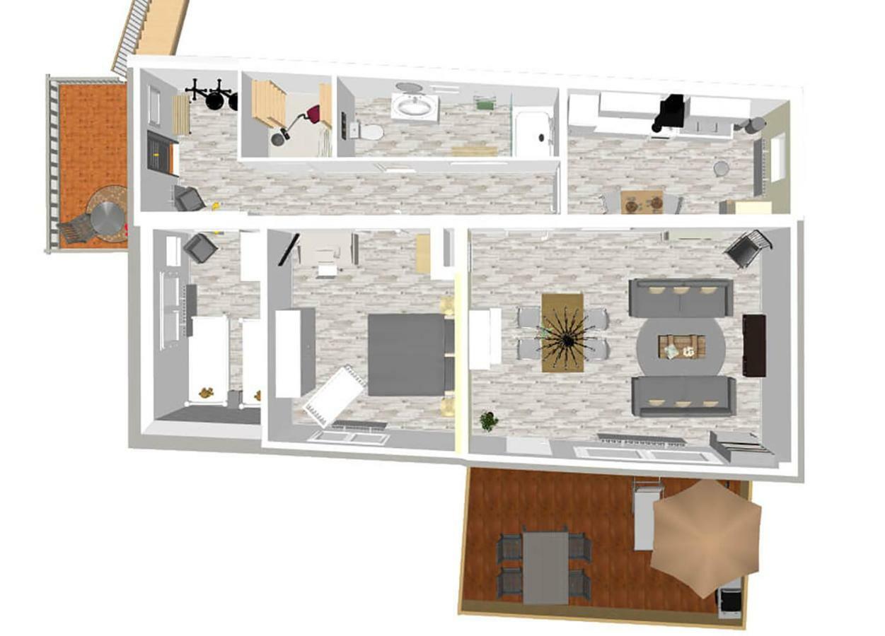 Grosse, Helle Mit 2 Balkonen Auf Dem Bauernhof In Der Lueneburger Heide Apartment *